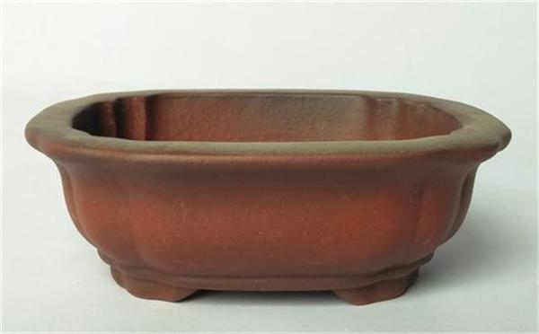 Buy cheap Mini Purple Clay Ceramic Indoor Pots , Square Ceramic Bonsai Pots from wholesalers