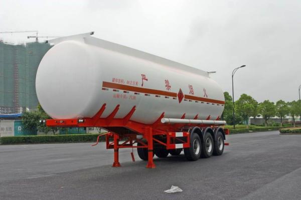 Quality Gooseneck Type Oil Tank Trailer 3x13T Fuwa Axle 28600L For Petroleum / Gasoline for sale
