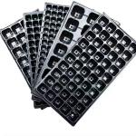 77 Cells Nursery Seedling Tray 1.5mm Thickness 150g Seed Starter Trays Plastic