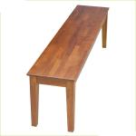 French Style 160cm Long Mahogany Solid Wood Dining Bench