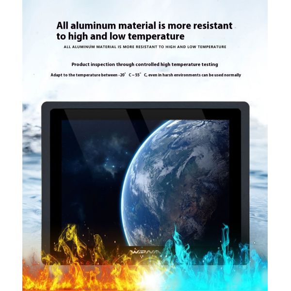 Custom All-In-One Industrial Tablet PC with Full Aluminum Enclosed Capacitive Screen Industrial Computer Accessory