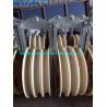 Buy cheap Grounding Roller Galvanized Nylon Sheave Aerial Cable Pulley Block With Standard Size from wholesalers