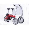 Buy cheap Popular 14 Inch Electric Folding Bike / Folding Electric Bicycles Aluminum Alloy Frame Material from wholesalers