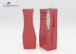Vase Shape Custom Plastic Box Packaging Pink Color Unique Design For Gifts
