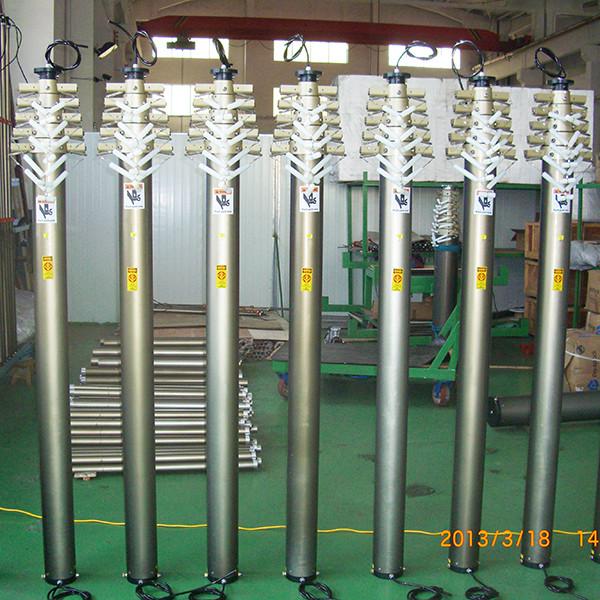 9m Locking Pneumatic Telescopic Lighting Masts-Lighting Telescopic Mast-PHT
