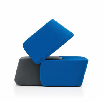 Customized Color Memory Foam Couch Bed , Multifunctional Daybed Cushion Foam Chair Bed