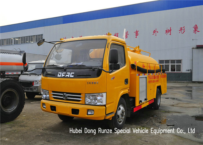 DFAC 3500L-5000L Fecal Sewage Suction Tanker Truck With Hydro Jet Plumbing