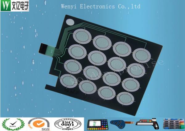 Buy cheap PET 0.125mm Base Capacitive Touch Button Circuit FPC Membrane Switch Customized from wholesalers