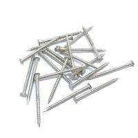 Buy cheap Stainless Checkered Flat Head Nails / Ring Shank Roofing Nails For Wood product
