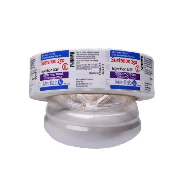 Buy cheap Glossy Adhesive 60mm Length Vinyl Bottle Labels With Offset Printing from wholesalers