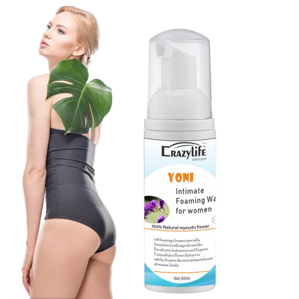 Buy cheap 60ML Feminine Intimate Foaming Wash Balances Women Vaginal Health PH from wholesalers