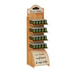 Customizable Plywood Wood Food Display Rack for Can Storage and Wooden Food