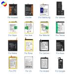 5000mAh Black Rechargeable Li-ion Polymer Battery BL-A15CT for CM 20 Mobile