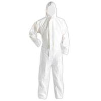 Buy cheap Liquid Proof Disposable Protective Coverall , Unisex Disposable Dressing Gowns product