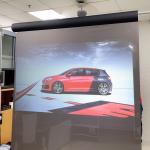 Window Advertising transparent holographic film clear rear projection film with