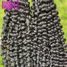 Buy cheap Peruvian Virgin Jerry Curl Weave Human Hair Kinky Curly Natural Color Human Hair Weft from wholesalers