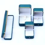 10*10*5.5cm Handmade Luxury Leather Jewelry Box for End Accessories Made in