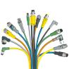 Buy cheap Elbow / Straight M12 Waterproof Cable Connector ROHS Certified IP68 / IP67 from wholesalers
