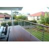 Buy cheap Terrace Stainless Steel Rod Balustrade With 8mm / 12mm Solid Rod , 12.7mm Hollow Tube from wholesalers