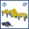 Buy cheap OEM Steel Snowmobile Casters Wheels Universal 1500 Pounds Snowmobile Ski Dolly Set from wholesalers