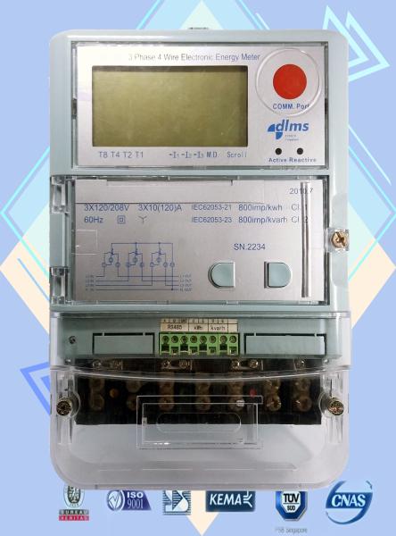 Buy cheap DLMS / COSEM Load Profiling Digital Kwh Meter 2.5 KG Prepaid Electricity Meters from wholesalers