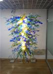 Custom blown glass Drop chandeliers Art Chandelier Contemporary Handmade Blown