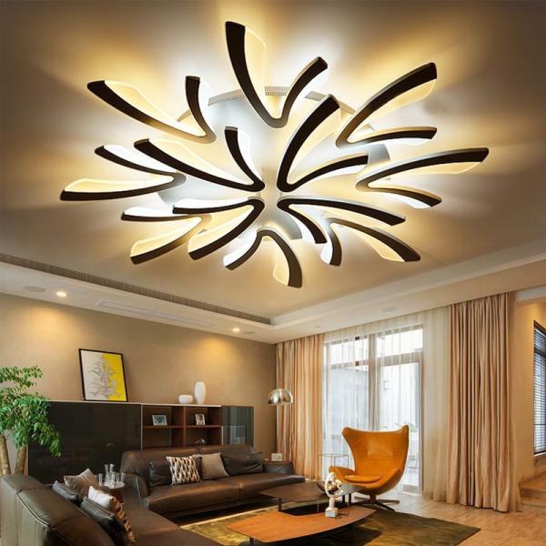Buy cheap Remote led ceiling lights Modern for bedroom dimmer ceiling lamps acrylic aluminum body light fixture (WH-MA-49) from wholesalers
