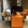 Buy cheap Well Padded Office Table And Chair Combo Leather Boss Official Table And Chair from wholesalers