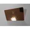 Buy cheap Copper 0.5mm Business Membership Card Shinny Frosted from wholesalers