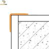 Buy cheap 1.5mm Thinckness Wall Corner Edging Strip Aluminum 6063 Material 21.9×21.9mm from wholesalers