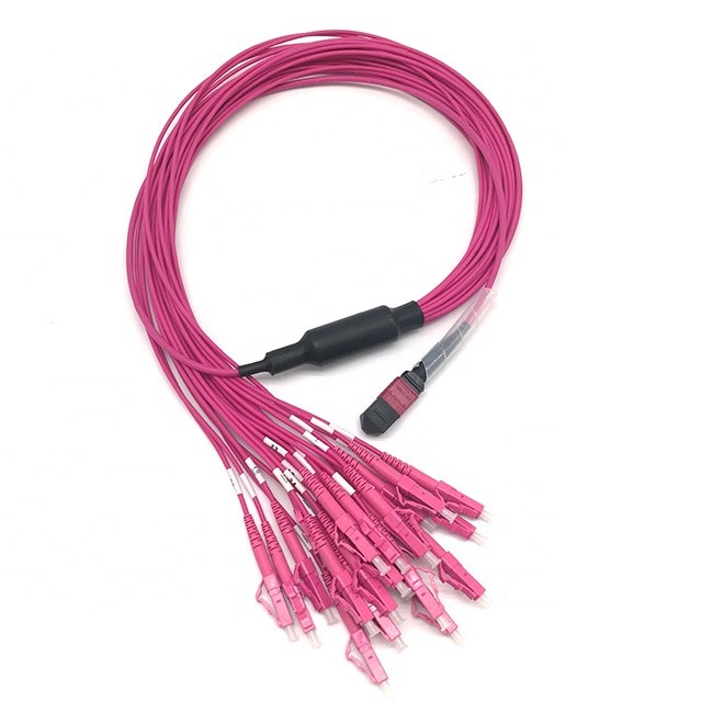 100% 3D Tested LC MPO MTP Patch Cord 8 Core 12 core 24 core 40g / 100g