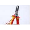 Buy cheap Red Yellow 6inch Long Nose Pliers VDE Handle Extended Needle Nose Pliers from wholesalers