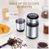 Buy cheap Blade Silver Portable Electric Coffee Grinder Detachable ABS Easy Operation from wholesalers