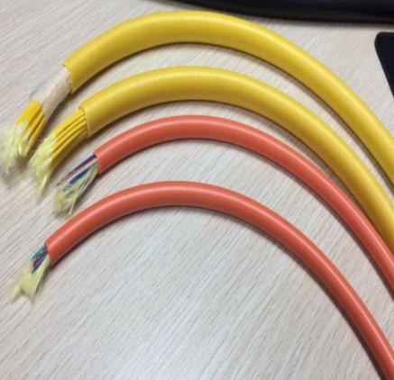 China OEM Custom 6 Core Fiber Optic Cable , Breakout Fiber Optic Cable High