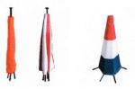 Waterproof Fabric 1200mm Collapsible Traffic Cone