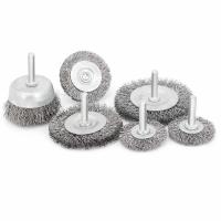 Buy cheap Steel Wire 1.5in Wire Wheel Cup Brush For Drill 1/4In Round Shank product