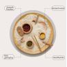 Buy cheap Tableware 8.9cm Wooden Miniature Kitchen Set Wooden Cooking Set Toy from wholesalers