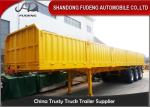 3 Axles Transport Cement 12.5M Side Wall Semi Trailer