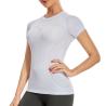 Buy cheap Lulu Seamless Yoga Slim Fit Short Sleeve Breathable T Shirt Women Gym Fitness Top from wholesalers