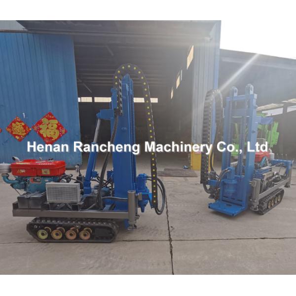 30m Deep Solar Pile Driver Equipment With 25HP Diesel Engine