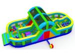 Buy cheap Outdoor Indoor Inflatable Park , 0.55mm Pvc Tarpaulin Kids Bounce House from wholesalers
