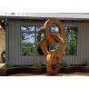 Buy cheap Outdoor Garden Decoration Metal Corten Steel Circle Sculpture from wholesalers