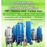 Buy cheap 99% Granular Activated Carbon Water Filter , 50TPH Drip Irrigation Sand Filter from wholesalers