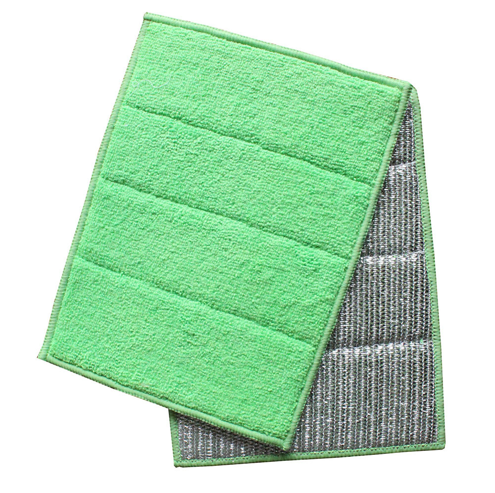 Kitchen Dish Towel Sponge Pad Polishing Cleaning Cloth Microfiber Sponge