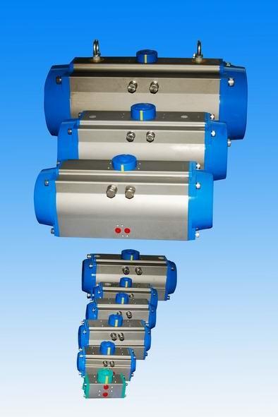 Wuxi rack pinion actuator aluminum alloy rotary pneumatic actuator autocontrol