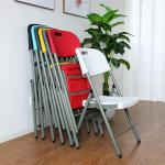 Metal and Plastic Dining Chair for Outdoor Garden Patio Wedding Party Banquet