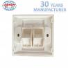 Buy cheap ABS 2 Port Wall Network Cable Faceplate For Workstation from wholesalers