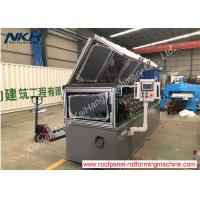 Buy cheap High Speed Metal Roof Ridge Cap Roll Forming Machine With Embossing/ Stiffener product
