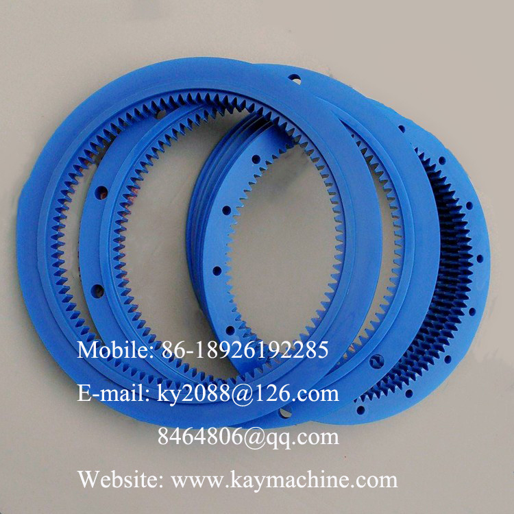 Engineering Plastics Large tooth gears for glass fabrication Engineering Plastics Roller Chain Sprockets factory