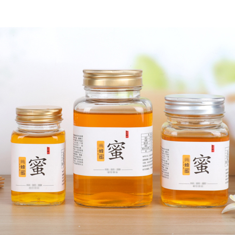 Aluminum Cover Glass Storage Tank for Pickled Vegetables and Sifang Jam